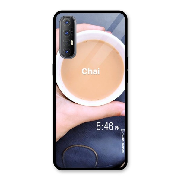 Evening Tea Glass Back Case for Oppo Reno3 Pro