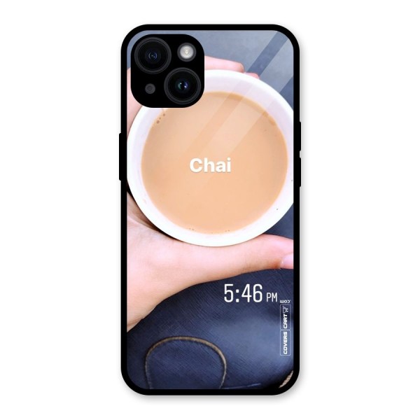 Evening Tea Glass Back Case for iPhone 14