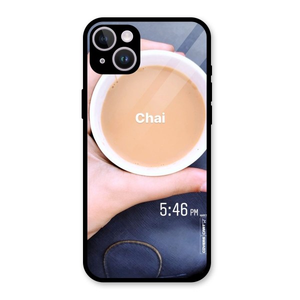 Evening Tea Glass Back Case for iPhone 14 Plus