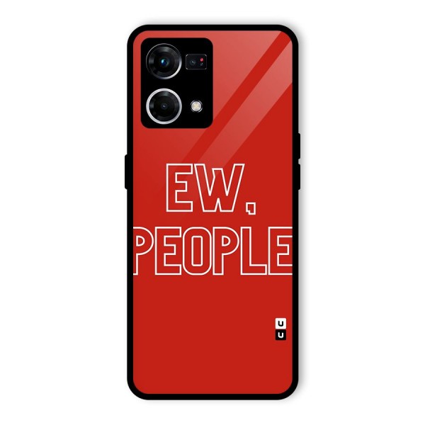 Ew People Glass Back Case for Oppo F21s Pro 4G