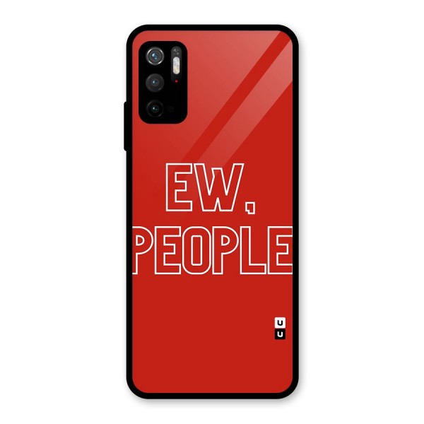 Ew People Glass Back Case for Poco M3 Pro 5G