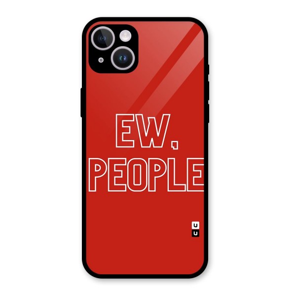 Ew People Glass Back Case for iPhone 14 Plus