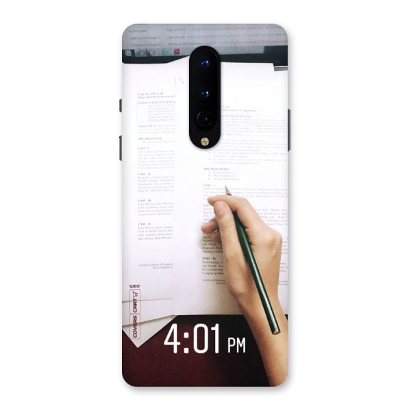 Exam Time Blues Back Case for OnePlus 8