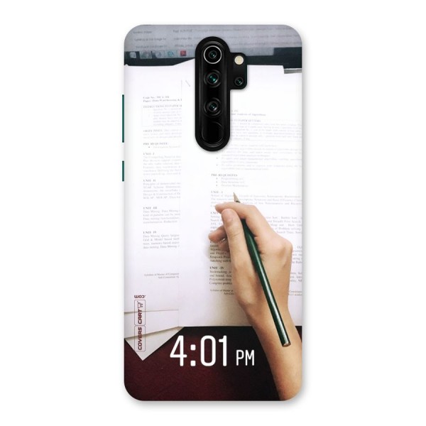 Exam Time Blues Back Case for Redmi Note 8 Pro