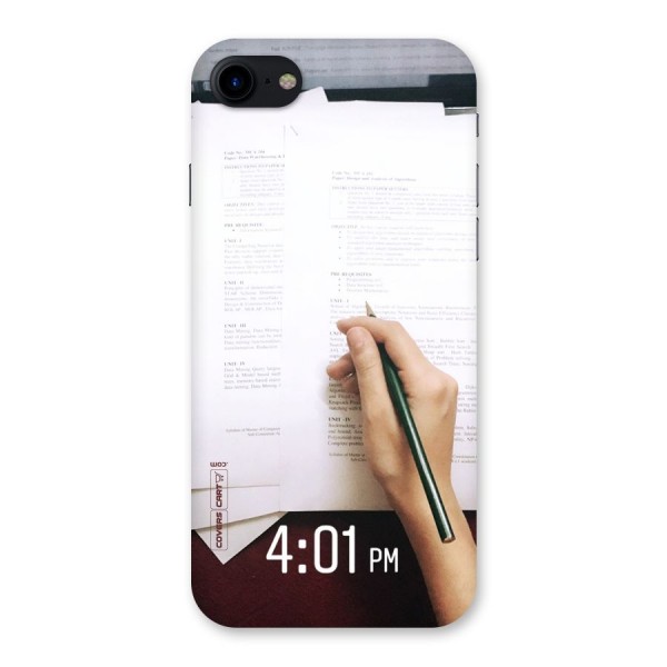 Exam Time Blues Back Case for iPhone SE 2020