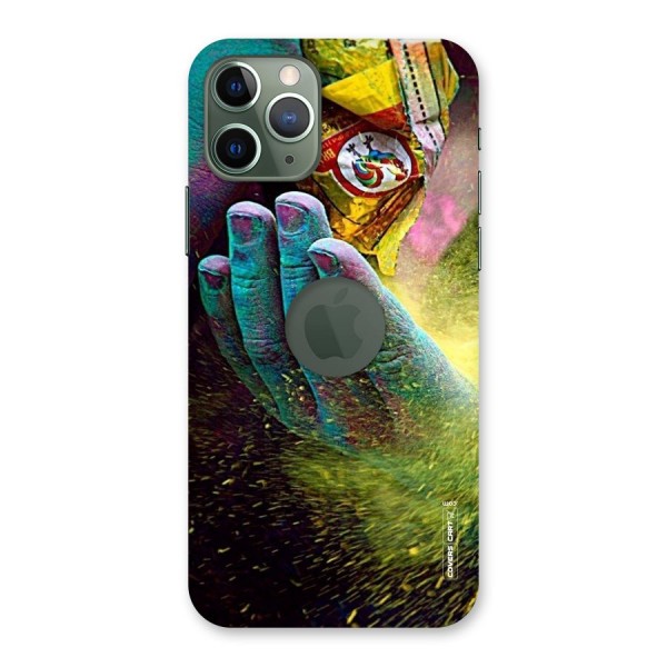 Exotic Colours Back Case for iPhone 11 Pro Logo  Cut