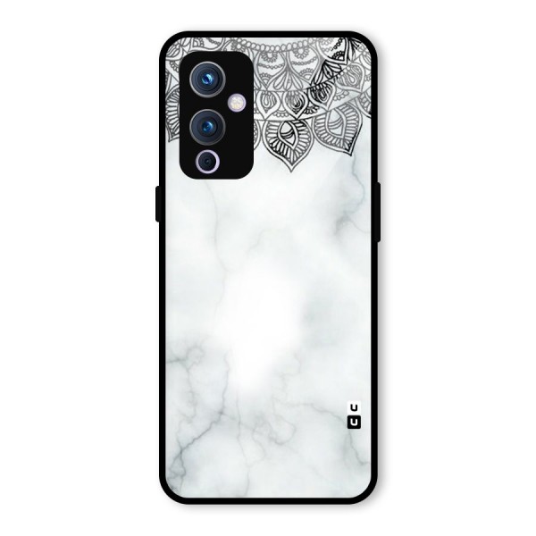 Exotic Marble Pattern Glass Back Case for OnePlus 9