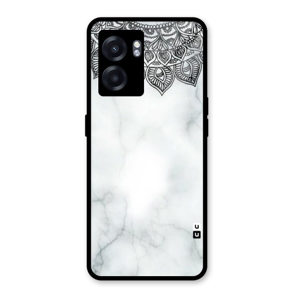 Exotic Marble Pattern Glass Back Case for Oppo K10 (5G)