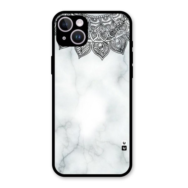 Exotic Marble Pattern Glass Back Case for iPhone 14 Plus