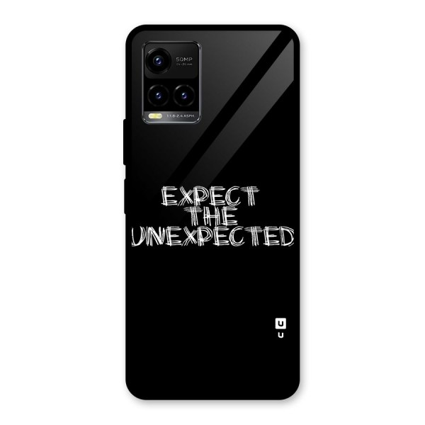 Expect The Unexpected Glass Back Case for Vivo Y21A