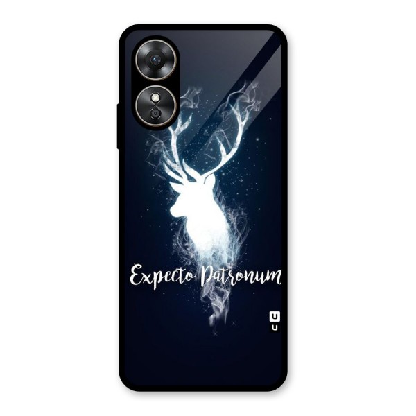 Expected Wish Glass Back Case for Oppo A17