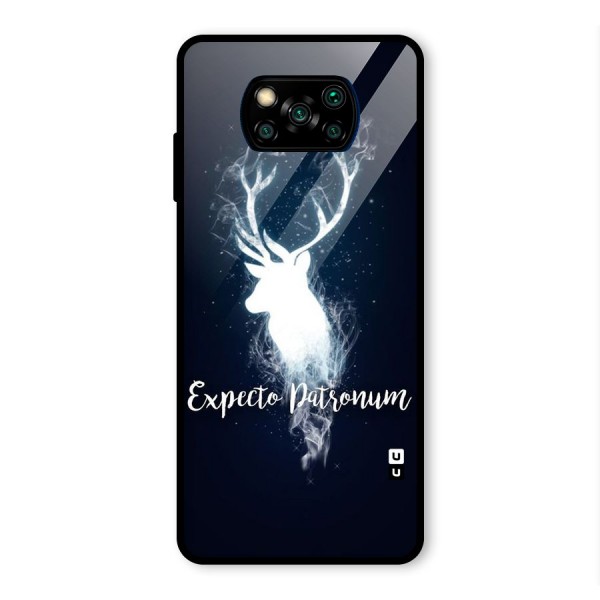 Expected Wish Glass Back Case for Poco X3 Pro