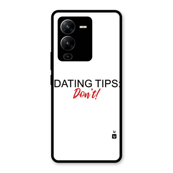 Expert Dating Tip Glass Back Case for Vivo V25 Pro