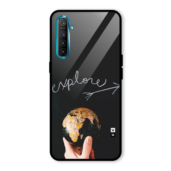 Explore World Glass Back Case for Realme XT