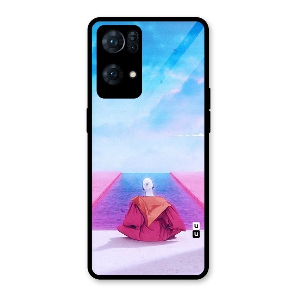 Eye Art Glass Back Case for Oppo Reno7 Pro 5G