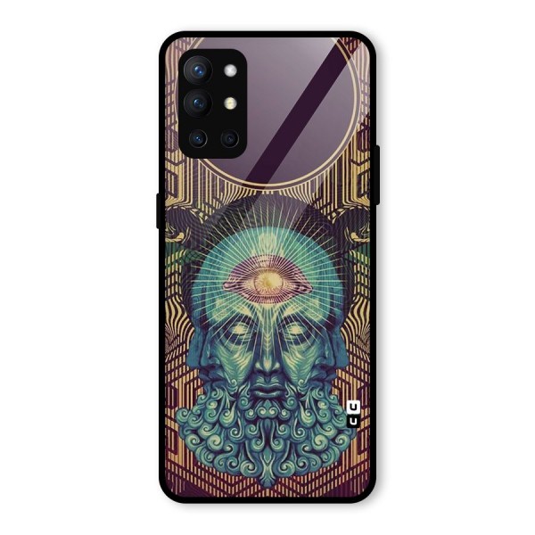 Eye Design Glass Back Case for OnePlus 9R