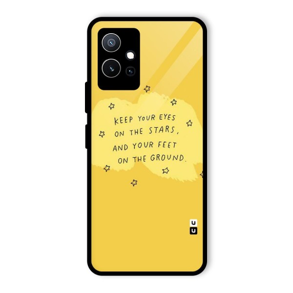 Eyes On Stars Glass Back Case for Vivo T1 5G