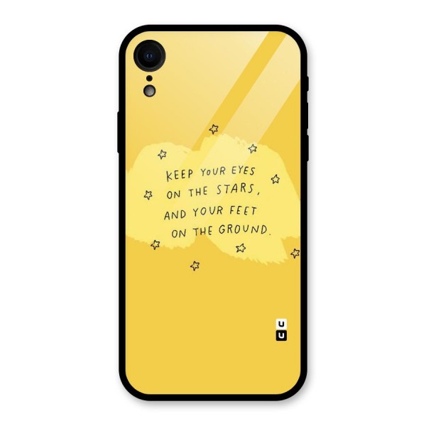 Eyes On Stars Glass Back Case for XR