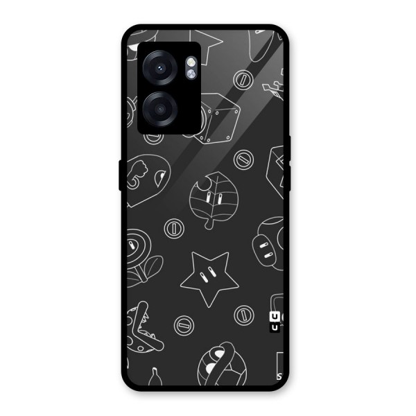 Face Mishchief Glass Back Case for Oppo K10 (5G)