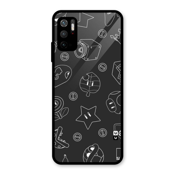 Face Mishchief Glass Back Case for Poco M3 Pro 5G