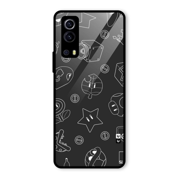 Face Mishchief Glass Back Case for Vivo iQOO Z3