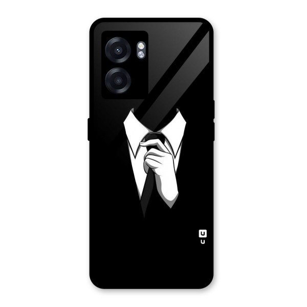 Faceless Gentleman Glass Back Case for Oppo K10 (5G)