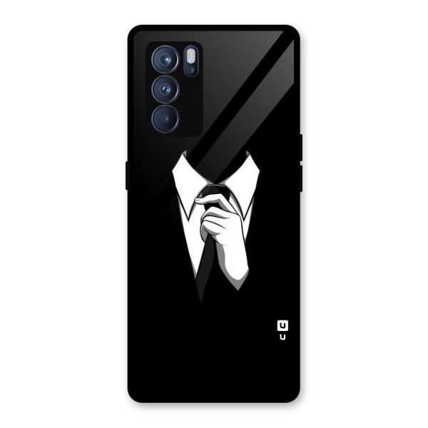 Faceless Gentleman Glass Back Case for Oppo Reno6 Pro 5G