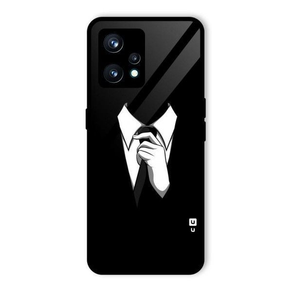 Faceless Gentleman Glass Back Case for Realme Narzo 50 Pro