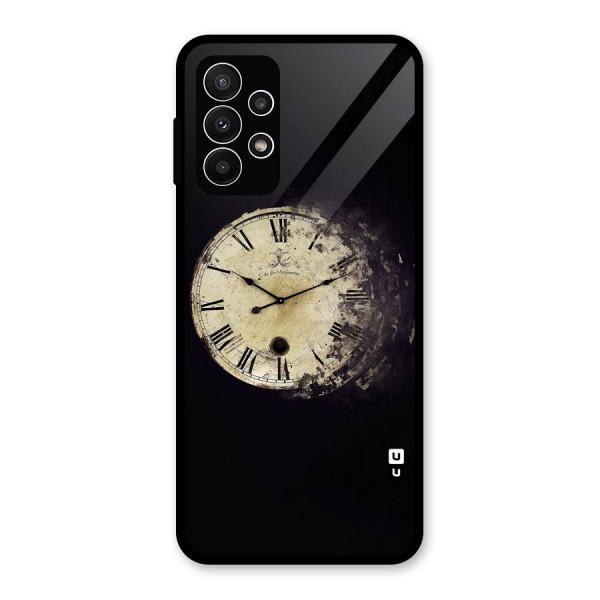 Fading Clock Glass Back Case for Galaxy A23