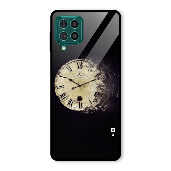 Fading Clock Glass Back Case for Galaxy F62