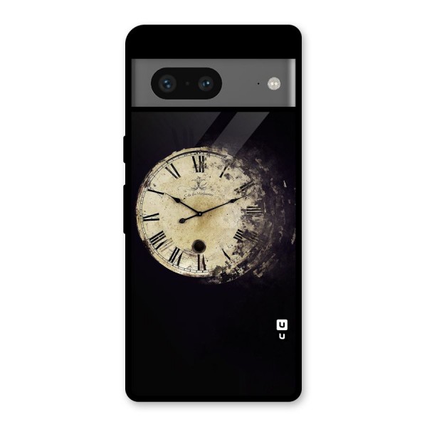 Fading Clock Glass Back Case for Google Pixel 7