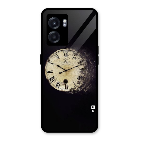 Fading Clock Glass Back Case for Oppo K10 (5G)