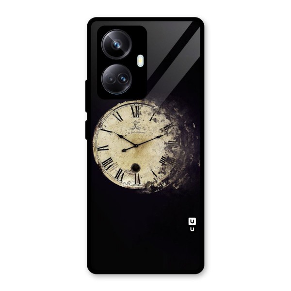 Fading Clock Glass Back Case for Realme 10 Pro Plus