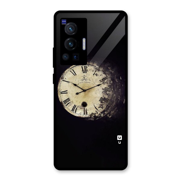 Fading Clock Glass Back Case for Vivo X70 Pro