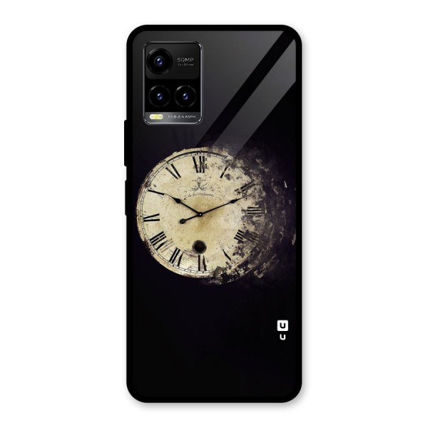 Fading Clock Glass Back Case for Vivo Y21A