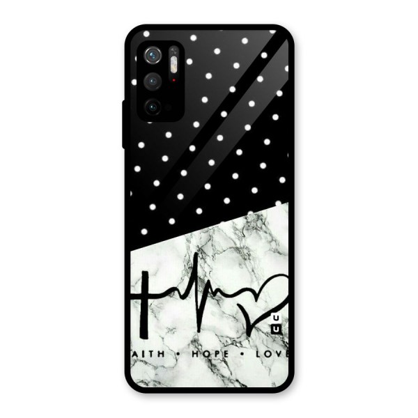 Faith Love Glass Back Case for Poco M3 Pro 5G