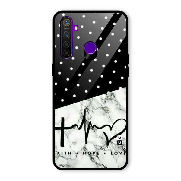 Faith Love Glass Back Case for Realme 5 Pro