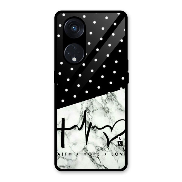 Faith Love Glass Back Case for Reno8 T 5G