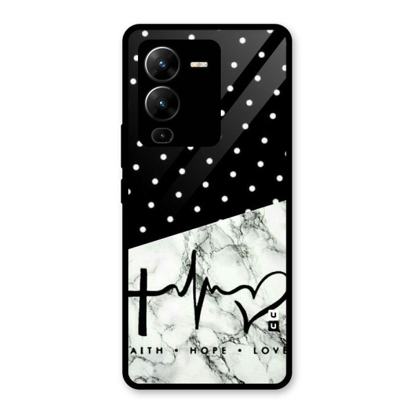 Faith Love Glass Back Case for Vivo V25 Pro