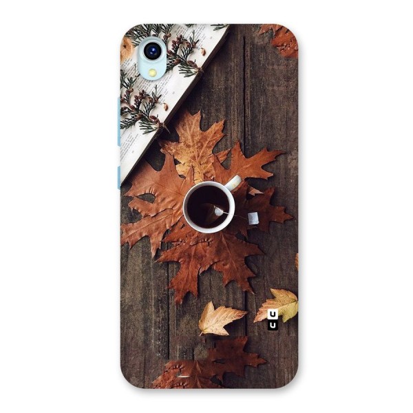 Fall Leaf Coffee Back Case for Vivo Y1s