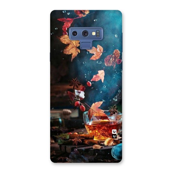 Falling Leaves Tea Back Case for Galaxy Note 9