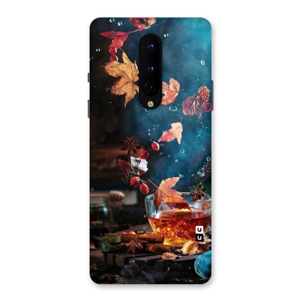 Falling Leaves Tea Back Case for OnePlus 8