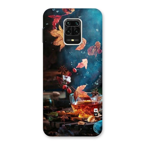 Falling Leaves Tea Back Case for Redmi Note 9 Pro