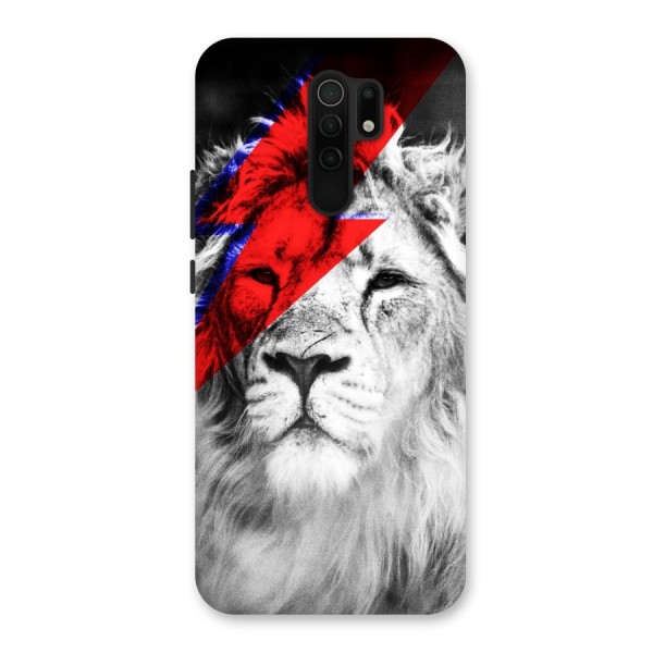 Fearless Lion Back Case for Redmi 9 Prime