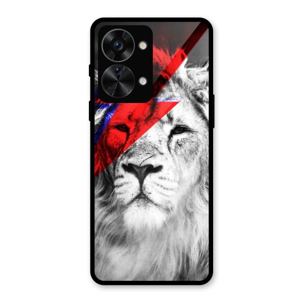 Fearless Lion Glass Back Case for OnePlus Nord 2T