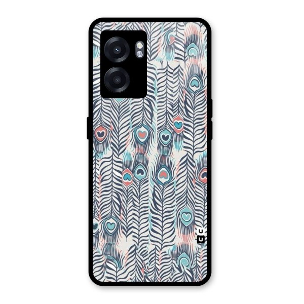 Feather Art Glass Back Case for Oppo K10 (5G)