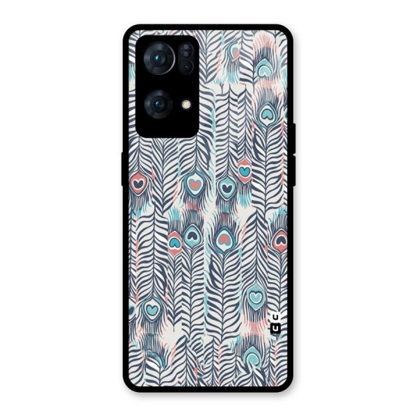 Feather Art Glass Back Case for Oppo Reno7 Pro 5G