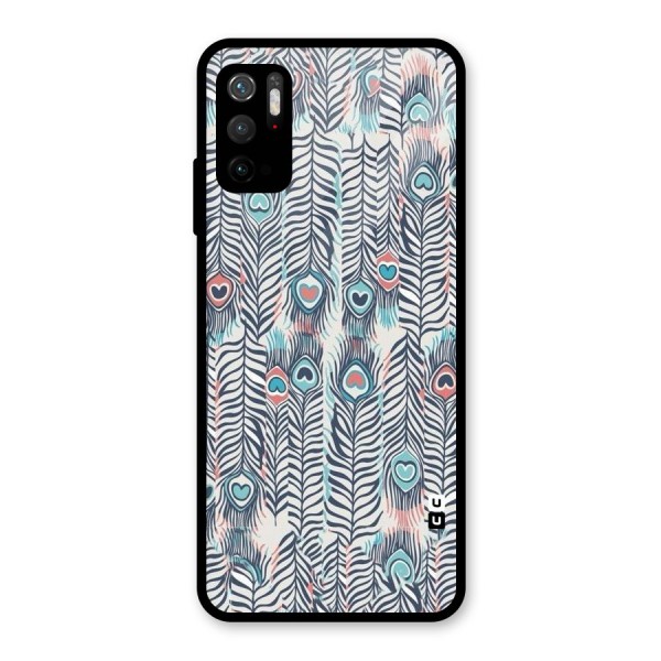 Feather Art Glass Back Case for Poco M3 Pro 5G