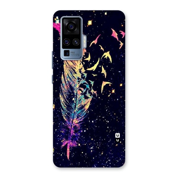 Feather Bird Fly Back Case for Vivo X50 Pro