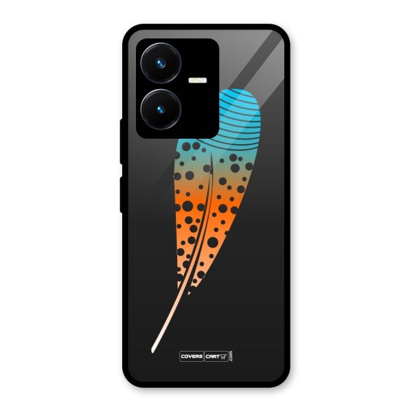 Feather Glass Back Case for Vivo Y22